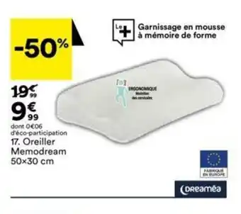 BUT Oreiller memodream offre