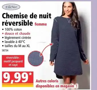 Norma Chemise de nuit réversible offre