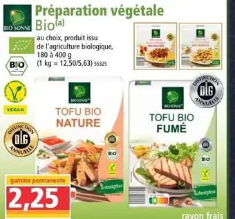 Norma Préparation végétale offre