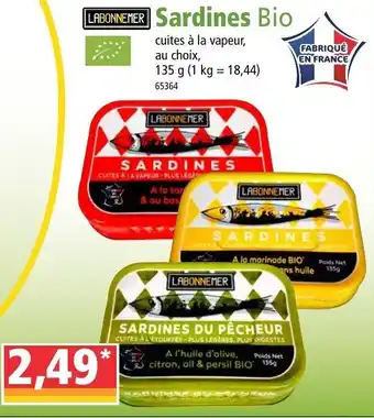 Norma Sardines bio offre