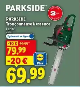 Lidl Parkside - tronçonneuse à essence l'unité offre