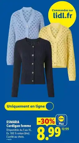 Lidl Lidl - cardigan femme offre