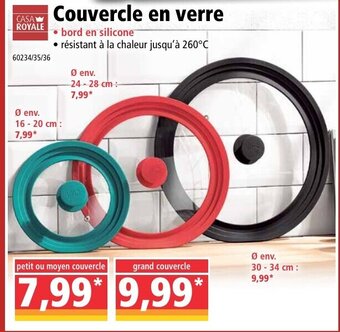 Norma Couvercle en verre offre