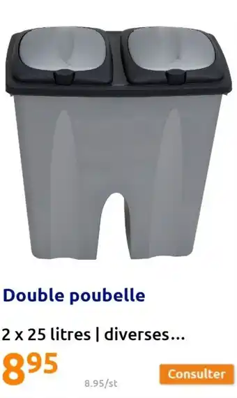 Action Double poubelle offre