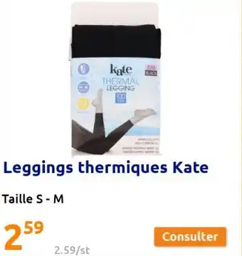 Action Leggings thermiques kate offre