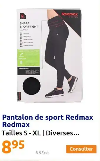 Action Pantalon de sport redmax redmax offre