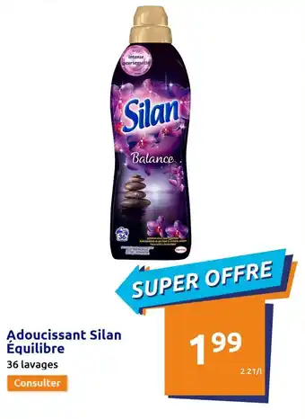 Action Adoucissant silan équilibre offre