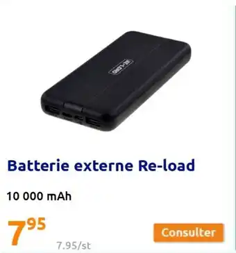 Action Batterie externe re-load offre