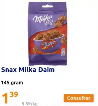 Action Snax milka daim offre