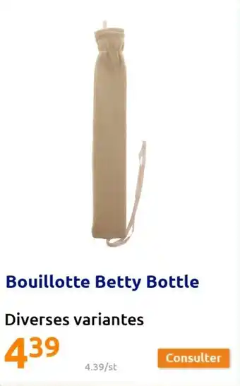 Action Bouillotte betty bottle offre