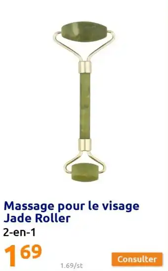 Massage pour le visage jade roller