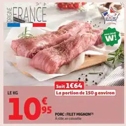 Auchan Porc : Filet Mignon offre