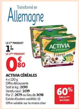 Auchan Activia Cereales offre