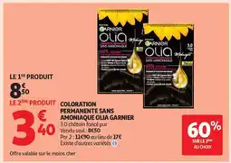 Auchan Coloration Permanente Sans Ammoniaque Olia Garnier offre