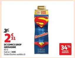 Auchan DC COMICS SIROP GRENADINE offre