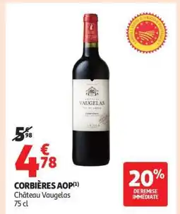 Auchan Corbières Aop offre