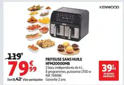 Auchan FRITEUSE SANS HUILE HFM2000MB offre