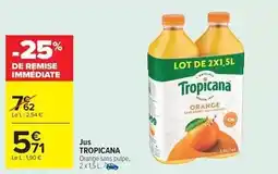 Carrefour Drive Tropicana - jus offre
