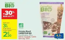 Carrefour Drive Carrefour - céréales muesli bio offre
