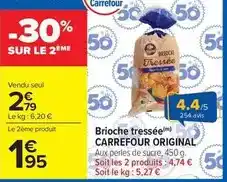 Carrefour Drive Carrefour - brioche tressée original offre