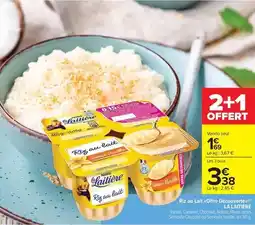 Carrefour Drive La laitière - riz au lait offre découverte offre