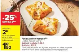 Carrefour Drive Panier jambon fromage offre