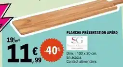 E.Leclerc Dim - planche présentation apéro offre