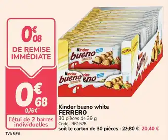 Kinder bueno white ferrero