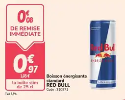 Promocash Boisson énergisante standard red bull offre