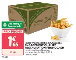 Promocash Frites fraîches challenge engagement qualité restauration promocash offre