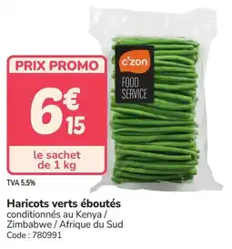 Promocash Haricots verts éboutés offre
