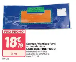 Promocash Saumon atlantique fumé au bois de hêtre labeyrie fine food offre
