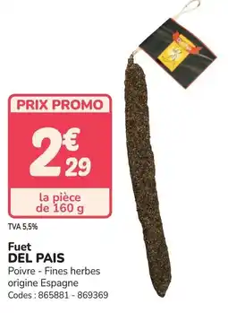 Promocash Fuet del pais offre