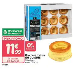 Promocash Bouchées traiteur en cuisine offre