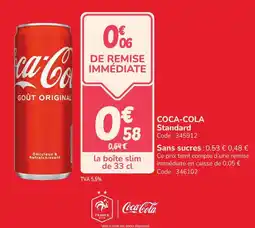 Promocash Coca-cola offre