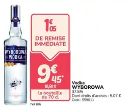 Promocash Vodka wyborowa offre