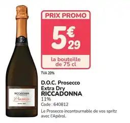 Promocash D.o.c. prosecco extra dry riccadonna offre