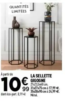 Centrakor La sellette gigogne offre