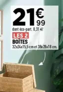 Centrakor Boîtes offre