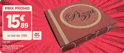 Promocash Boîtes à pizza en kraft offre