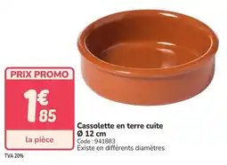Promocash Cassolette en terre cuite offre