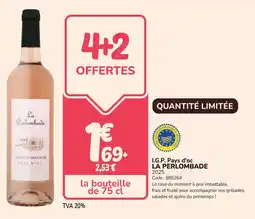 Promocash I.g.p. pays d'oc la perlombade offre