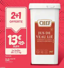 Promocash Jus de veau lié chef offre