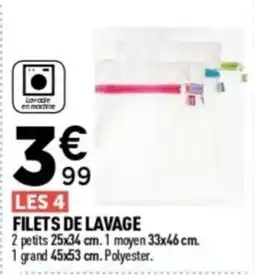 Centrakor Filets de lavage offre