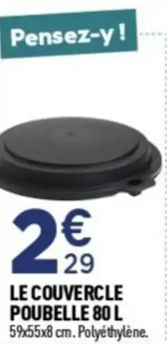 Centrakor Le couvercle poubelle offre