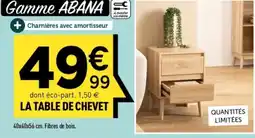 Centrakor La table de chevet offre