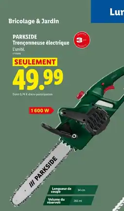 Lidl PARKSIDE Tronçonneuse électrique offre