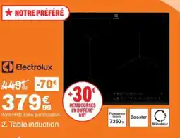 BUT ELECTROLUX Table induction offre