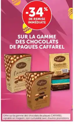 U Express CAFFAREL Sur la gamme des chocolats de paques offre