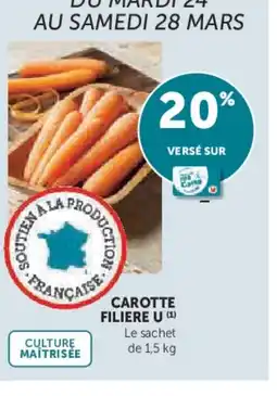 U Express U Carotte filiere offre